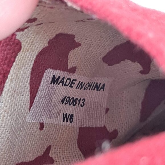 Toms Alpargata Red Heritage Canvas Shoe Size W6 Slip On Lightweight Casual - Picture 14 of 15